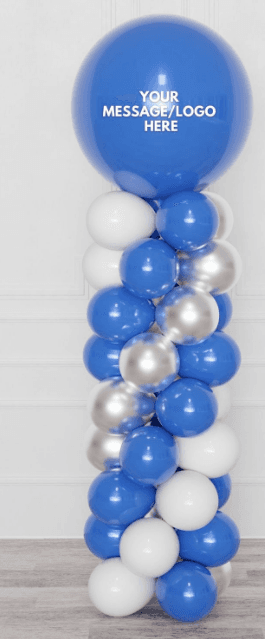 Balloon columns styled by Sparkle Events