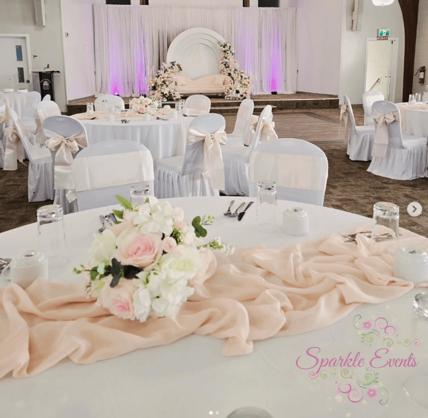 Wedding decor styling by Sparkle Events