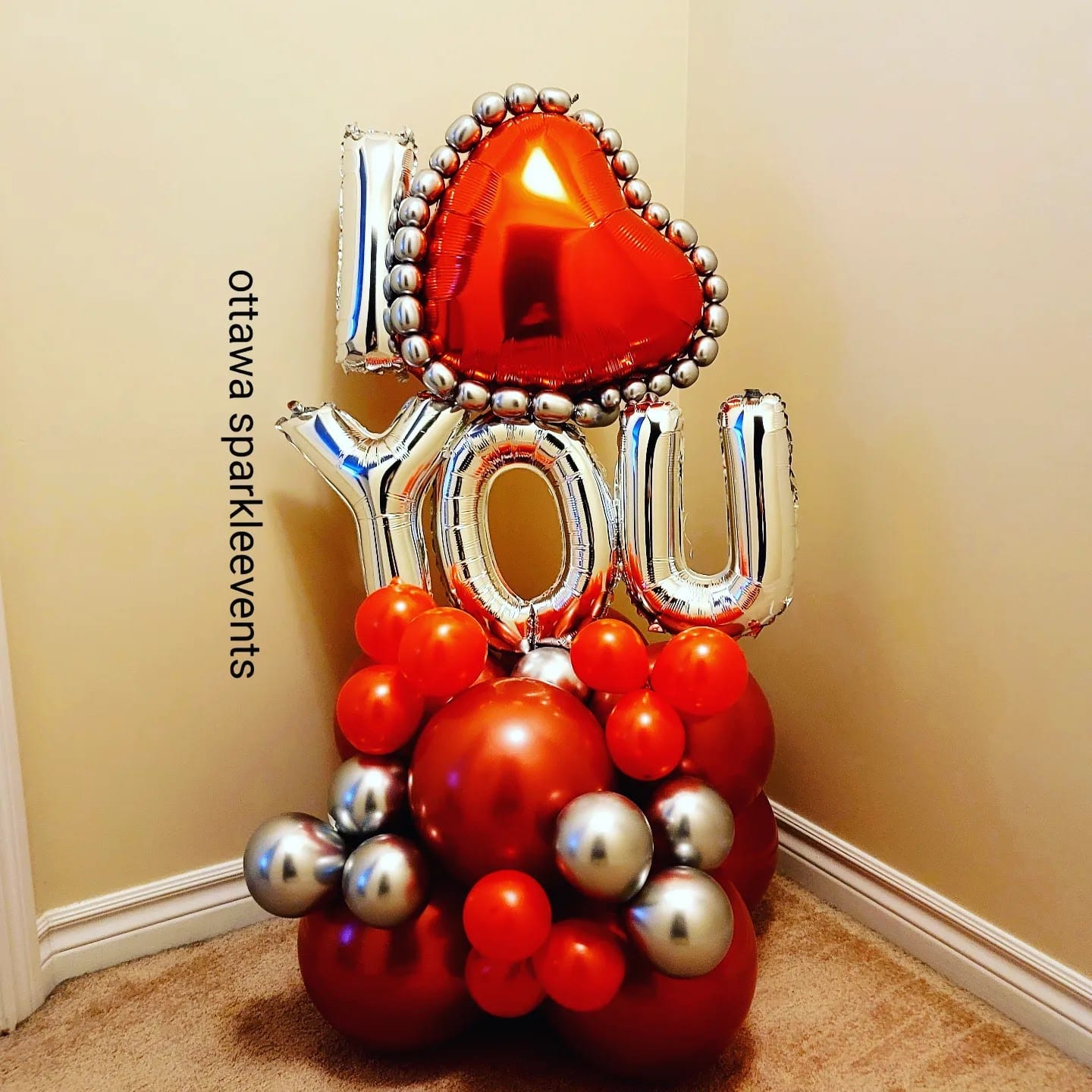 I Love You Balloon Bouquet