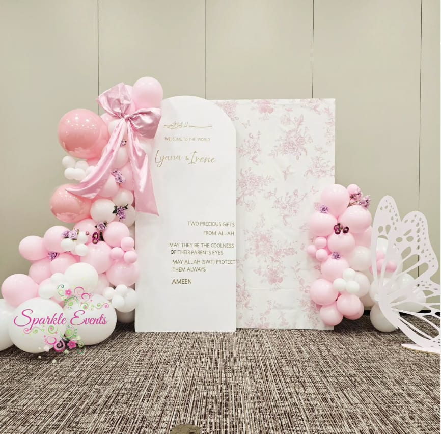 A baby welcoming (Aqiqa) styled by Sparkle Events